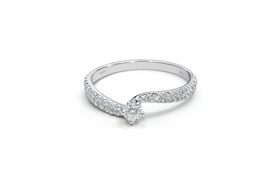 Anillo Idee Preziose dal 1987 Mujer in Oro blanco Diamante 0.17 Ct IP.AK18B/96D - IP.AK18B/96D